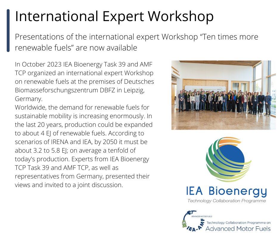 Presentations online now: 
bit.ly/3OxL5N9 
bit.ly/3PXS6rg 
#Sustainability #mobility #transport #renewables #Fuel