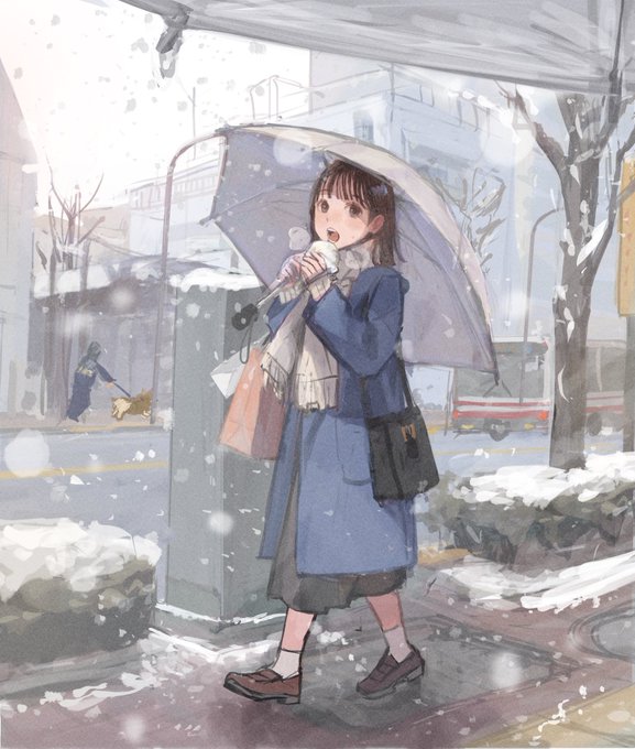 「女の子 冬」のTwitter画像/イラスト(新着)｜2ページ目