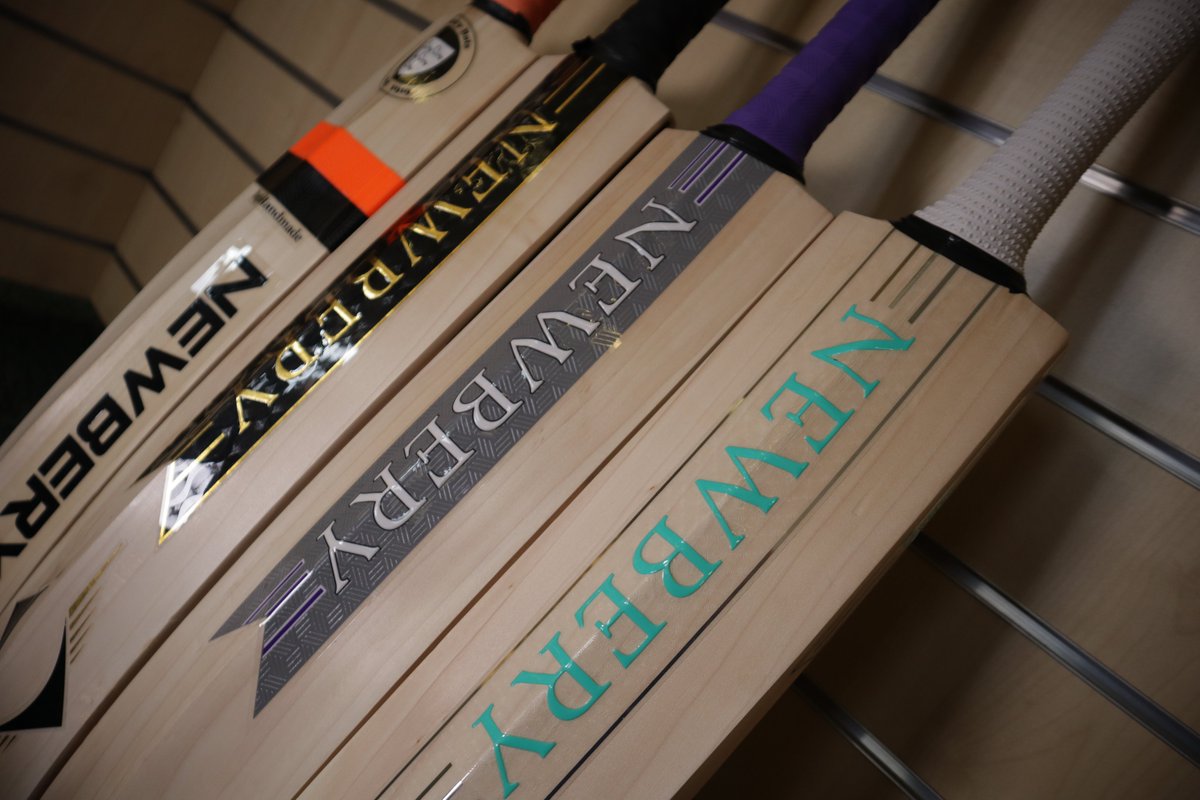 Newbery Fans!🔊 Check out our new stock of top quality Newbery Bats. We have a wide range of Short Handles and some Junior sizes available too! Don't Miss out!🏏 Shop in-store this weekend to secure yours!🛒