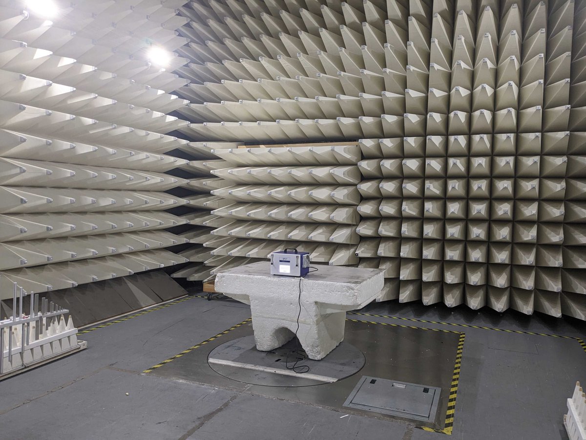 nanoscent's tweet image. VOCID® undergoing electromagnetic compatibility (EMC) testing, an important test to ensure that our device doesn’t interfere with other devices through radiation or conducted emissions. We passed this evaluation yesterday! ✅

 #analyzers #gasanalysis #sensor #nanotechnology