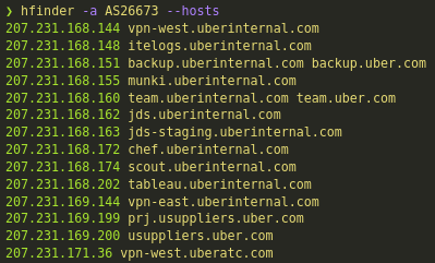 At last - the official release of my small tool for quickly and easily finding hostnames belonging to any CIDR(s) or ASN(s). Enhance your reconnaissance and build your custom /etc/hosts file in seconds. Thanks to BGP.HE x Robtex.
github.com/cosad3s/hfinder (pip install hfinder)