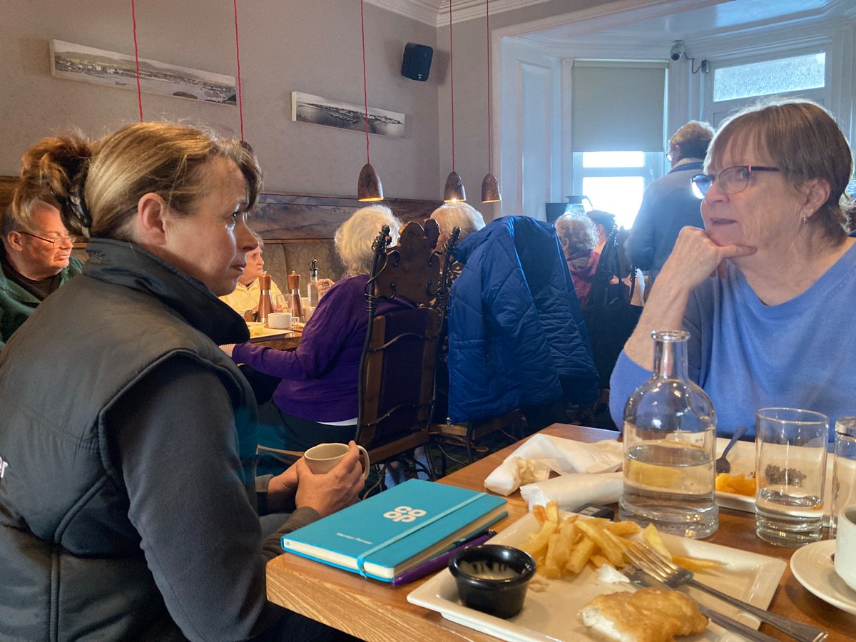 It’s #TimeToTalk Day 😊 A day for everyone to start a conversation about #mentalhealth and help change lives. My <a href="/coopuk/">Co-op</a> colleagues <a href="/gill_chasemore/">Gill Chasemore</a> <a href="/CoIslay/">Co-op Kate</a> at the brilliant #Bowmore Lunch Club 💙#ItsWhatWeDo <a href="/Tom_MPM/">Tom Copeland</a> <a href="/SarahJaneMalon2/">Sarah-Jane Malone</a> <a href="/Poody1976/">David McDougall</a>