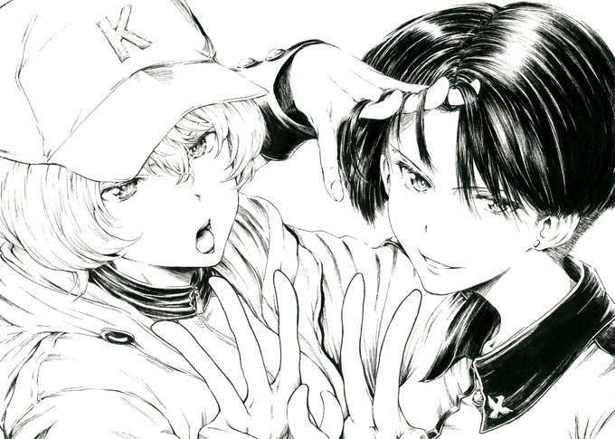 #女の子二人のイラストを貼る見た人もやる第4話カウントダウンした時の! 