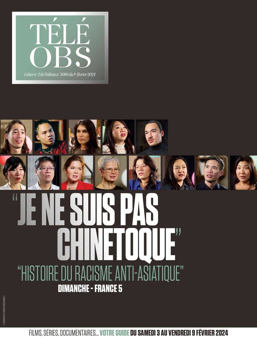 A la Une de TéléObs :