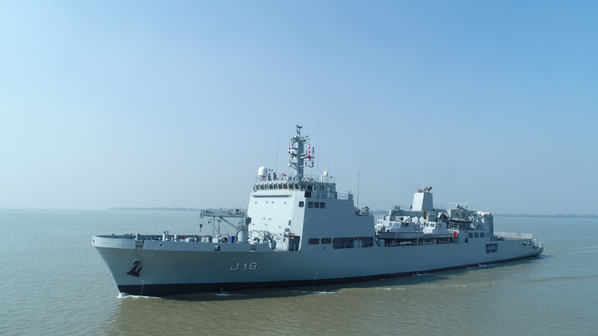 Indian Navy Survey Ship 🚢

Defense Minister Raj Nath Singh set to commission INS Sandhayak (J18) large
Survey Ship on Feb 3rd at Vizag Port.

It will be use in Hydrography survey like #Chinese Navy does in Ocean near India & others 🇮🇳🇨🇳

No surprise when it will be sent to South