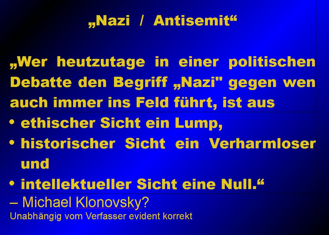 Logos_siochain's tweet image. Von einem faschistoiden, regierungshörigen Verfassungsschutz &quot;als Rechtsextremist abgespeichert&quot; versus &quot;Nazi&quot;!
Finde den Fehler! Sie finden den nicht? Ideologische #Verblendung #Denkversagen