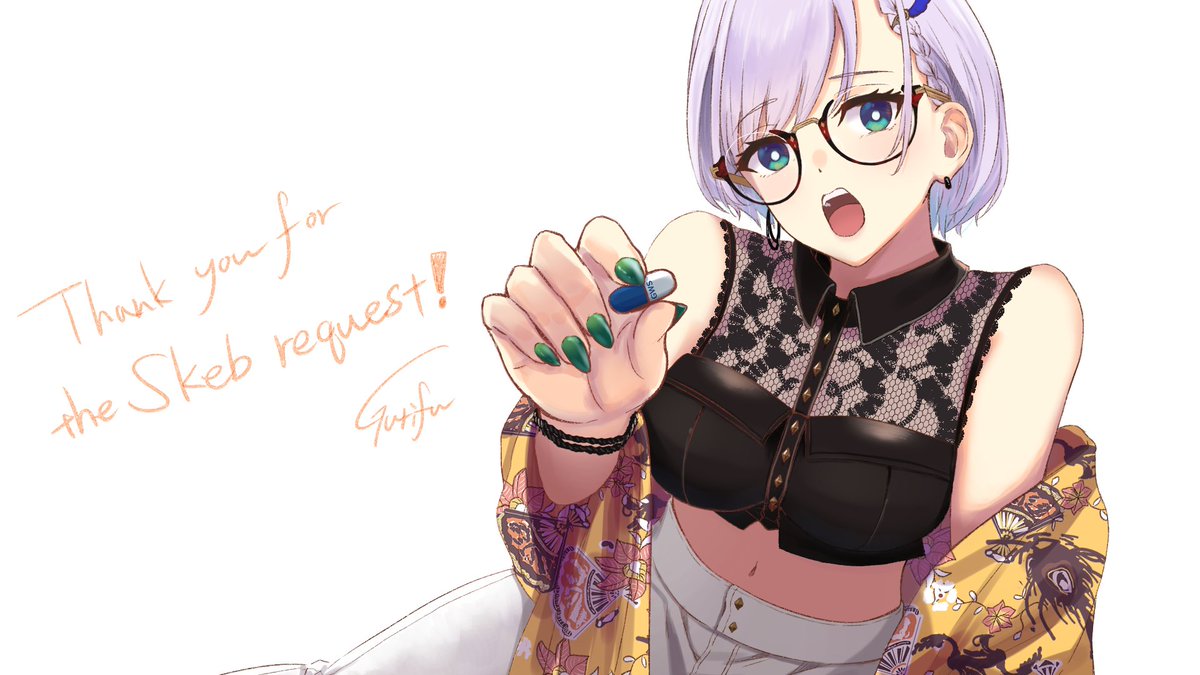 パヴォリア・レイネ 「Skebリクエストありがとうございました#Reinessance 」|ぐりふのイラスト