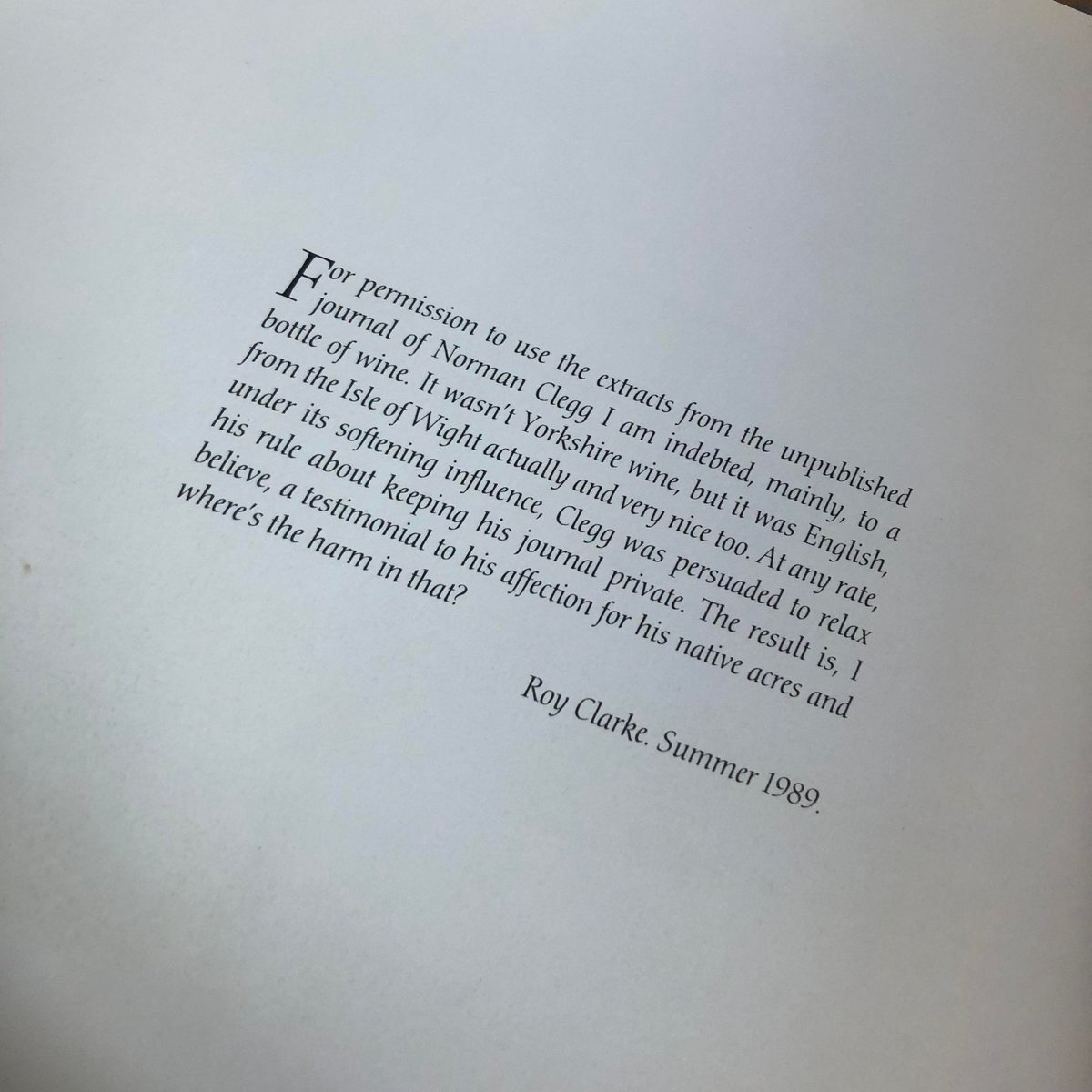 Our second month of one Roy Clarke production a day begins with 'Summer Wine Country', published on the 1st of Feb 1989. Paul Barker's Yorkshire landscape photography is complemented by extracts from letters written by Norman Clegg. #clarkeaday