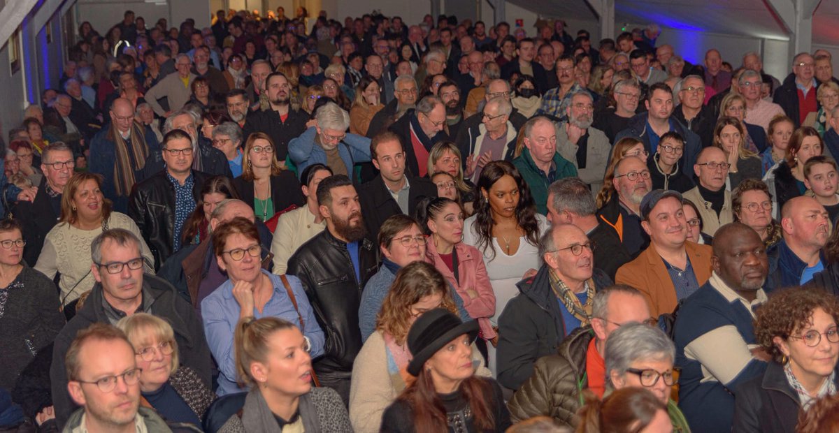 p_brun's tweet photo. A Incarville hier soir dans une salle pleine à craquer pour rendre compte aux habitants de l'Eure des combats que je mènerai en leur nom à l'Assemblée en 2024 https://t.co/L3gY8gUAAr