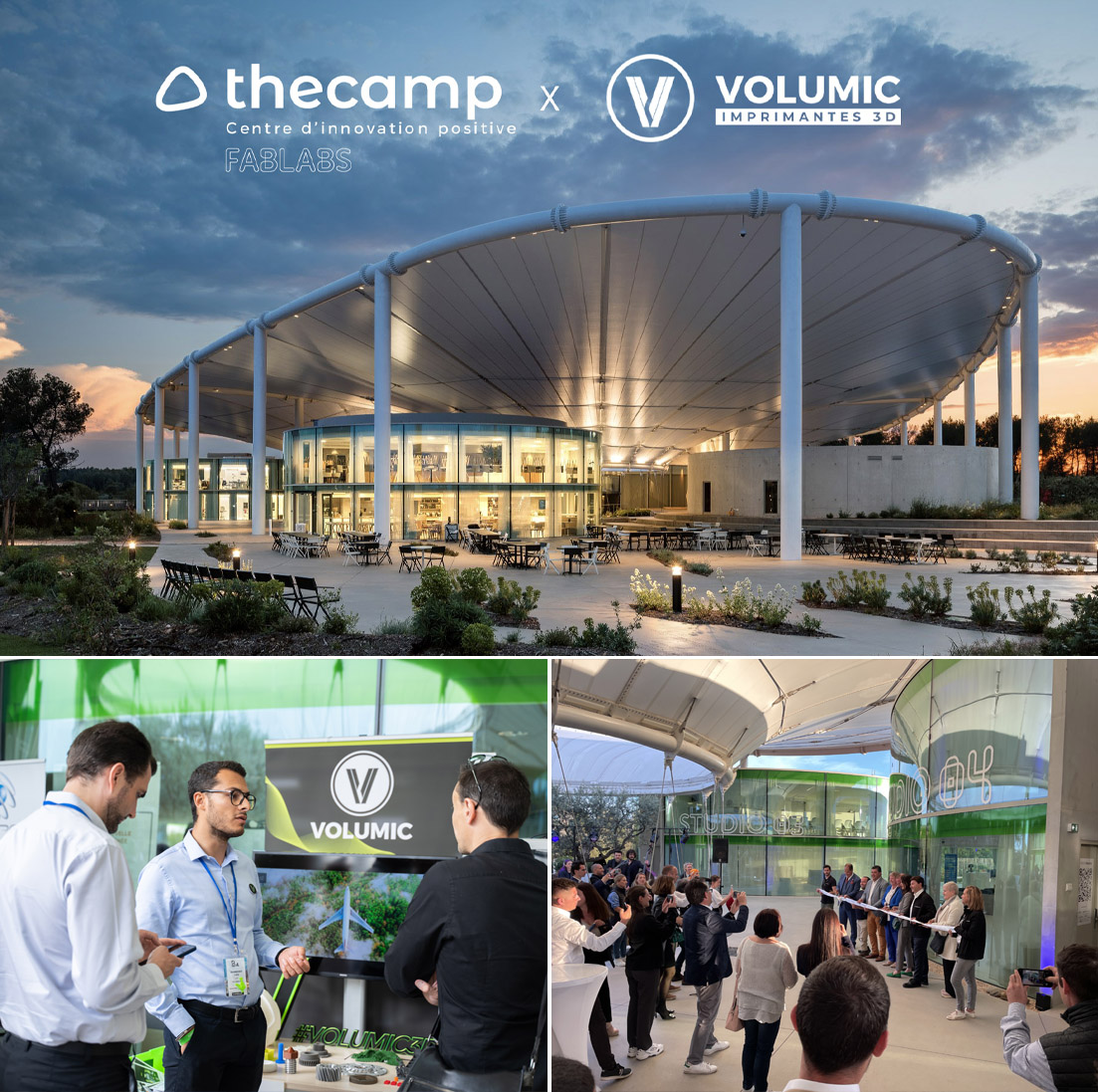 📣 VOLUMIC 3D x THE CAMP 📣

Nous sommes très heureux de vous annoncer la signature officielle de notre partenariat avec le fablab de The Camp pour 2024 après 6 mois d'intense collaboration.🤝

#MadeInFrance #3dprint  #3DPrinter #Industrie40 #Innovation
