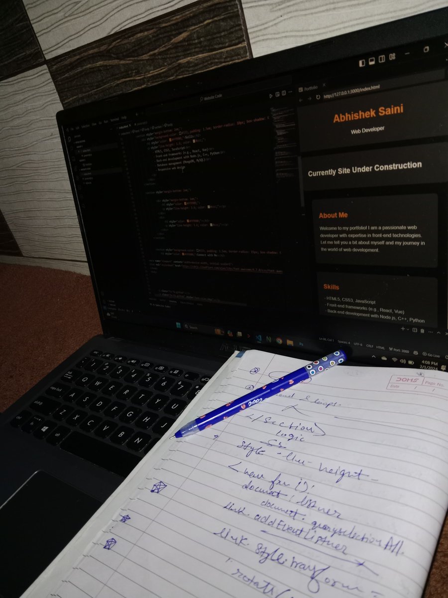 AbhishekkkSaini's tweet image. Coding non-stop from 6 AM to 3 PM! 🚀💻 No naps, just code! Are you in the coding zone too? Share your hacks  #CodingAllDay