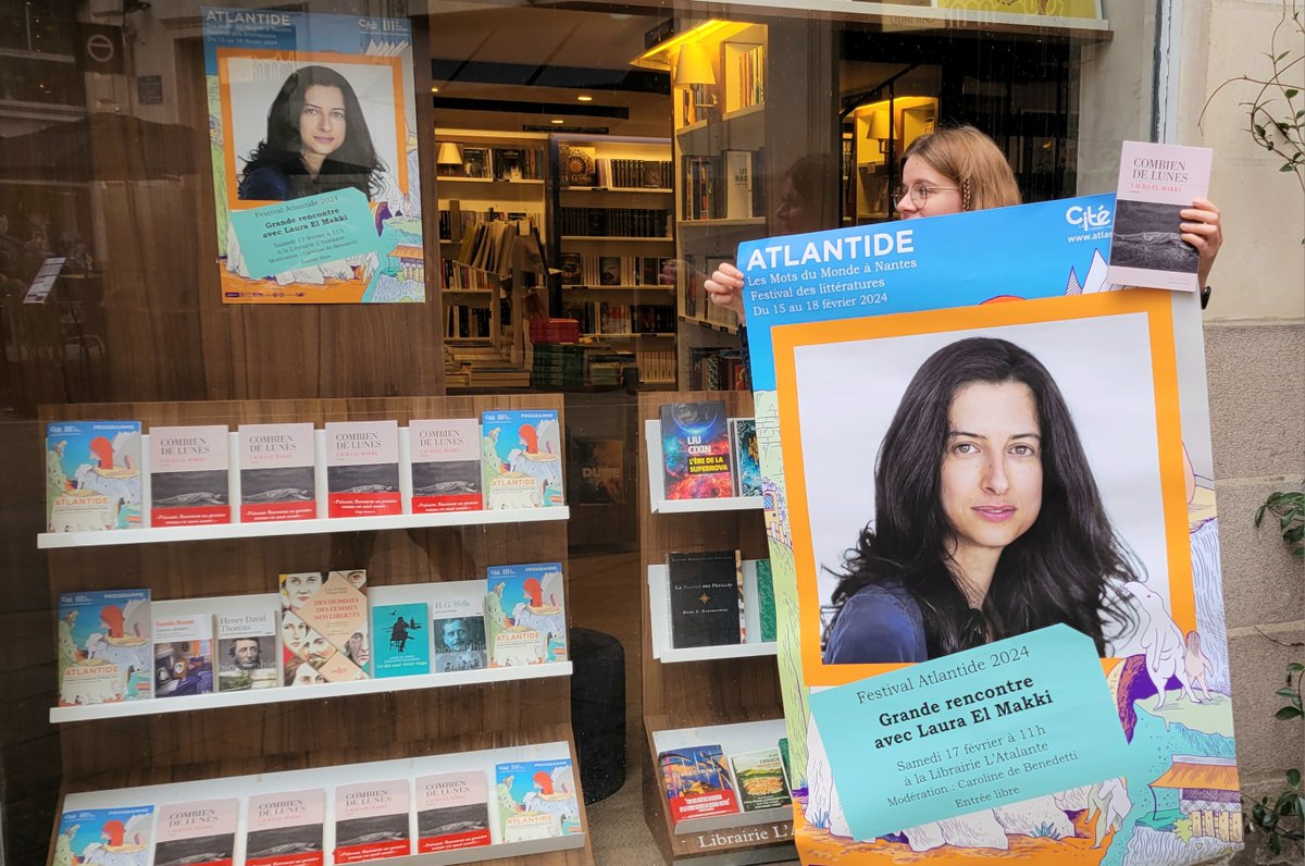 [ A vos agendas ]

Dans le cadre de notre partenariat avec <a href="/AtlantideNantes/">ATLANTIDE</a>, nous avons le plaisir d'accueillir Laura El Makki samedi 17 février à 11h.

La rencontre sera animée par Caroline de Benedetti.

👉 atlantide-festival.org #nantes