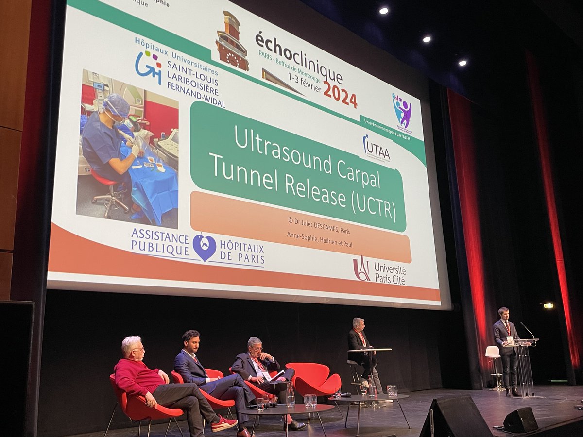 Excellentes interventions lors de cette plénière sur l'intérêt de l'#échographie dans différentes spécialités #médicales.

#Urologie #Orthopédie #Anesthésie #Endocrinologie

#échoclinique2024