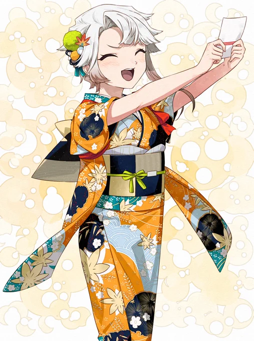 秋霜 晴れ着 Skebありがとうございました!