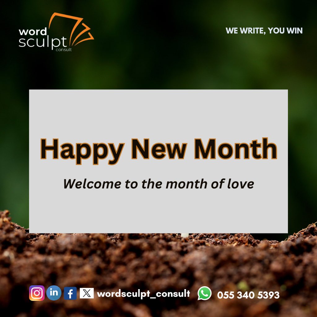 Wordsculpt_C's tweet photo. Another blank page unfolds this new month. Wishing you and yours success, this month of love. Spread love this February. 

For more information and inquiries, reach out to us via https://t.co/a7cFX7Lzx3

Wordsculpt Consult,
We write, you win. https://t.co/jZddBUFjtV