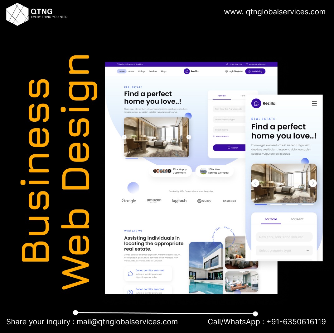 qtnglobals's tweet image. Business Web Design.
.
For More Details:
Contact Us: +91- 6350616119
Email :- mail@qtnglobalservices.com
.
#mobileapp #mobile #appdevelopmen #MobileAppDesign #ittechnology #computer #business #businesscarddesign #websiteredesign #businessbydesign