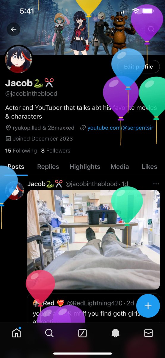 jacobintheblood's tweet photo. It my bday 😋 https://t.co/6gw4Goa8lh