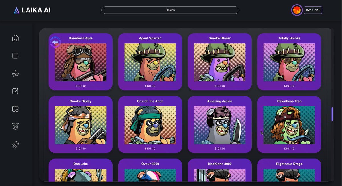 Laika_ai's tweet image. 🌟 Dive into the NFT world like never before with Laika AI! 

🌟Manage your entire NFT portfolio seamlessly on one dashboard and explore the trending collections held by top crypto whales. 

🐳✨ Stay in the loop and lead the NFT space! #NFTInsights #WhaleWatch #LaikaAI…