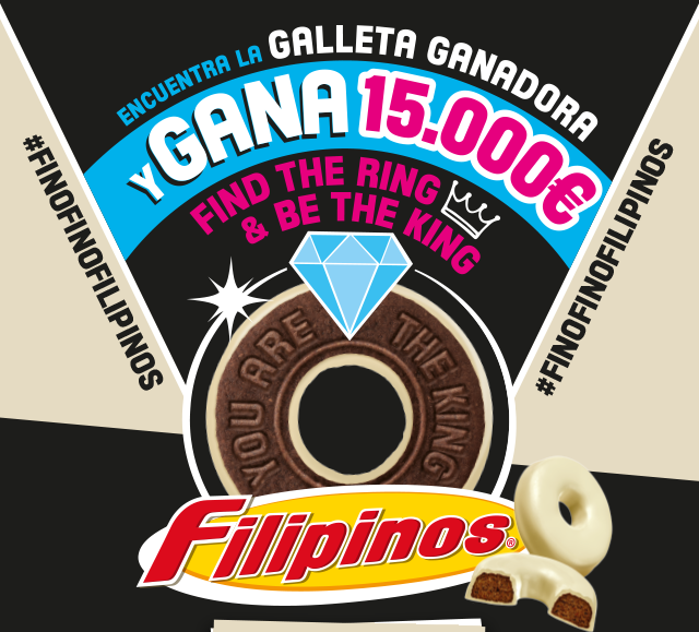 ¡Gana 15.000€!🤩 Encuentra la galleta ganadora escondida en los packs de Filipinos y llévate tu premio 🤪💸

#FinoFinoFilipinos #Filipinos #FindTheRing