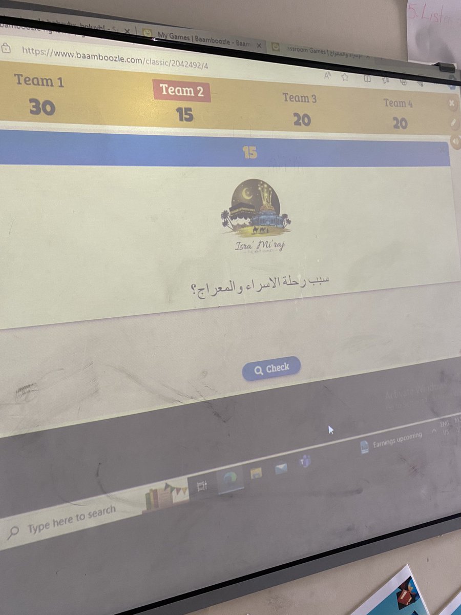 rayanita122's tweet photo. من خلال استخدام تطبيق Bamboozle تمكن متعلمو الصف الثالث الاساسي من اثراء معلوماتهم في قصة الاسراء والمعراج 
#طوابعنا_نهج_وارتقاء 
#منحة_في_قلب_محنة
@makdawhaschool 
@GhinwaKotob 
@soha_nj https://t.co/FvWuGG6auL