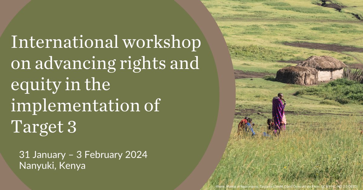 This week's #rights and #equity in area-based conservation workshop aims to provide space for inclusive discussion & to establish a roadmap to provide support for the delivery of more equitable governance & respect for rights in area-based #conservation: iied.org/international-…