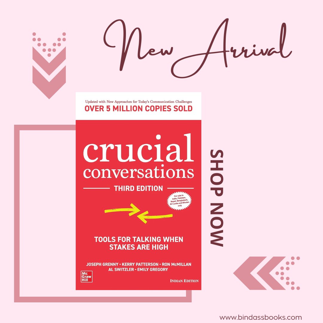 📚🗣️ 'Crucial Conversations' is your essential guide to mastering high-stakes communication! 🌐 Gain practical tools, navigate emotions, and build understanding.

Order Now: bit.ly/3Oki9Yv 

#CrucialConversations #EffectiveCommunication #TransformativeDialogue