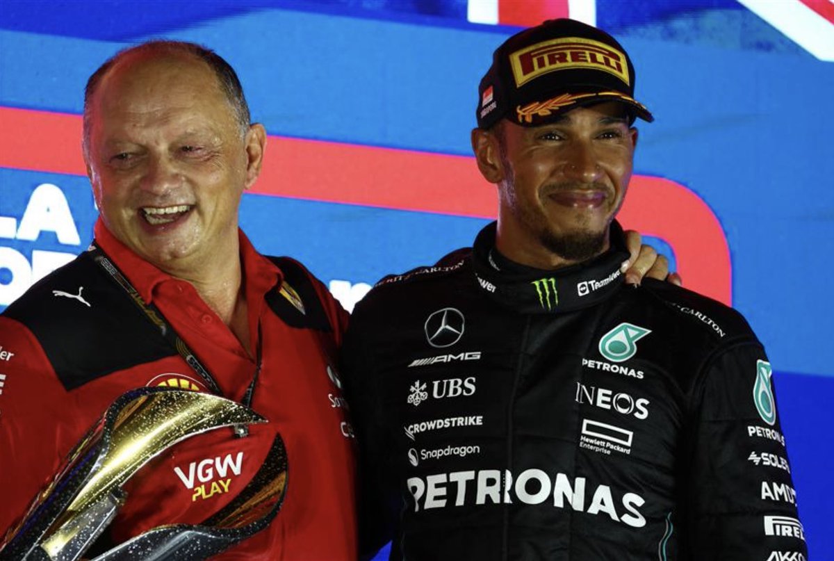 wbuxtonofficial's tweet photo. There would be something pretty lovely about Lewis linking back up with Fred at Ferrari. He was responsible for creating the potency of the young sensation who shocked the establishment 20 years ago. One last dance to make history together would be poetic and really very special. https://t.co/KiKAiI1F46
