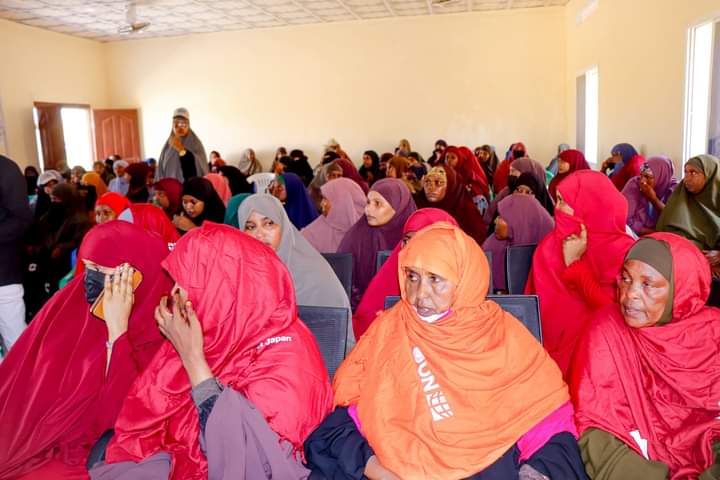 WomenFaHrd's tweet photo. 100 Empowered Women!  Celebrating the Graduation of our vocational skills trainees at Kismayo Women Development Centre! Skills built, futures secured. Thanks to Japan &amp; UNWOMEN LEAP for making it happen! #Jubaland State #GenderEquality
#WolenEmpowerment https://t.co/5S7Z7bxhvF