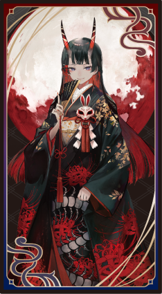 大百足（月ノ美兎）】 山を覆うほどの巨大な百足。龍や蛇の一族と敵対