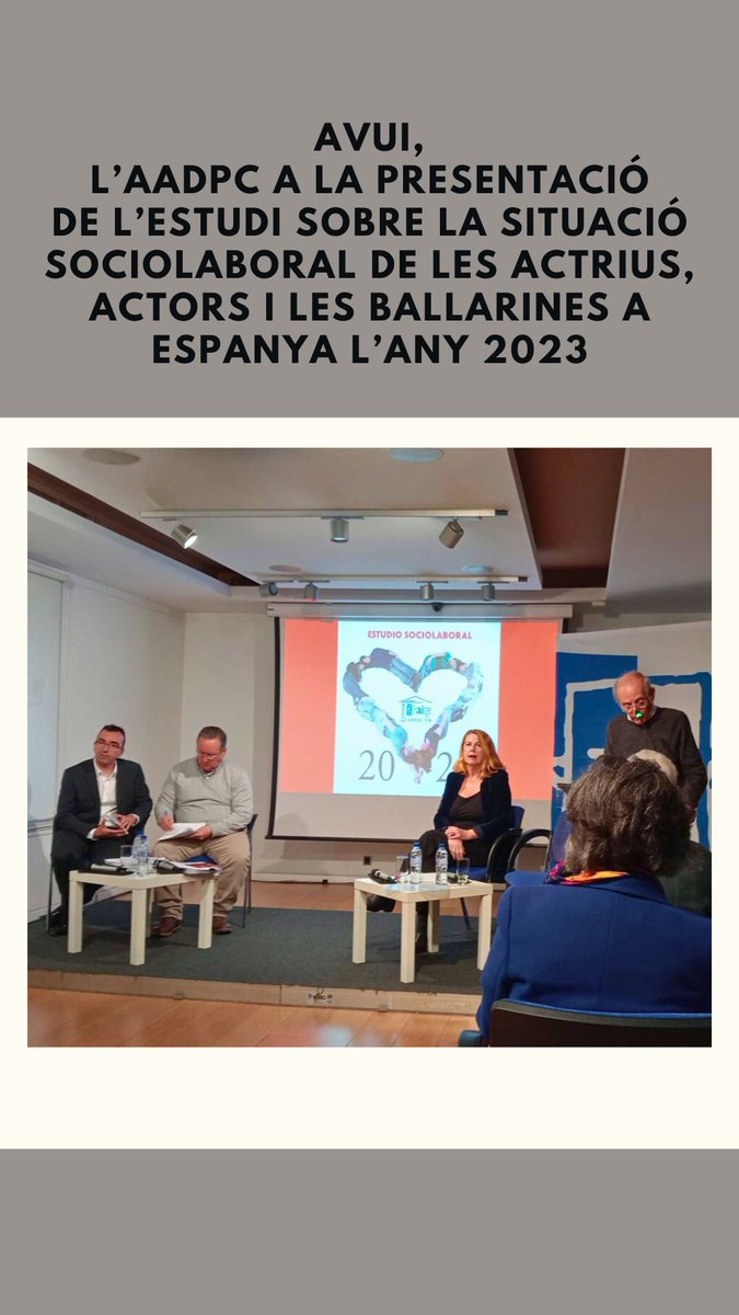 @aisge @culturagob @CineICAA @INAEM_Cultura @Danzapuntoes @FecedDanza @europapress @ColpisaNoticias @academia_aaee @Academiadecine L'AADPC present! ☝️