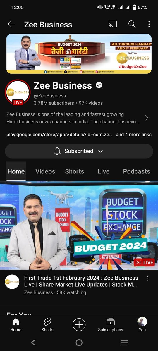 @ZeeBusiness ZB 9C 2019

#BudgetOnZee #AnilSinghvi #BudgetBonanza 

@ZeeBusiness