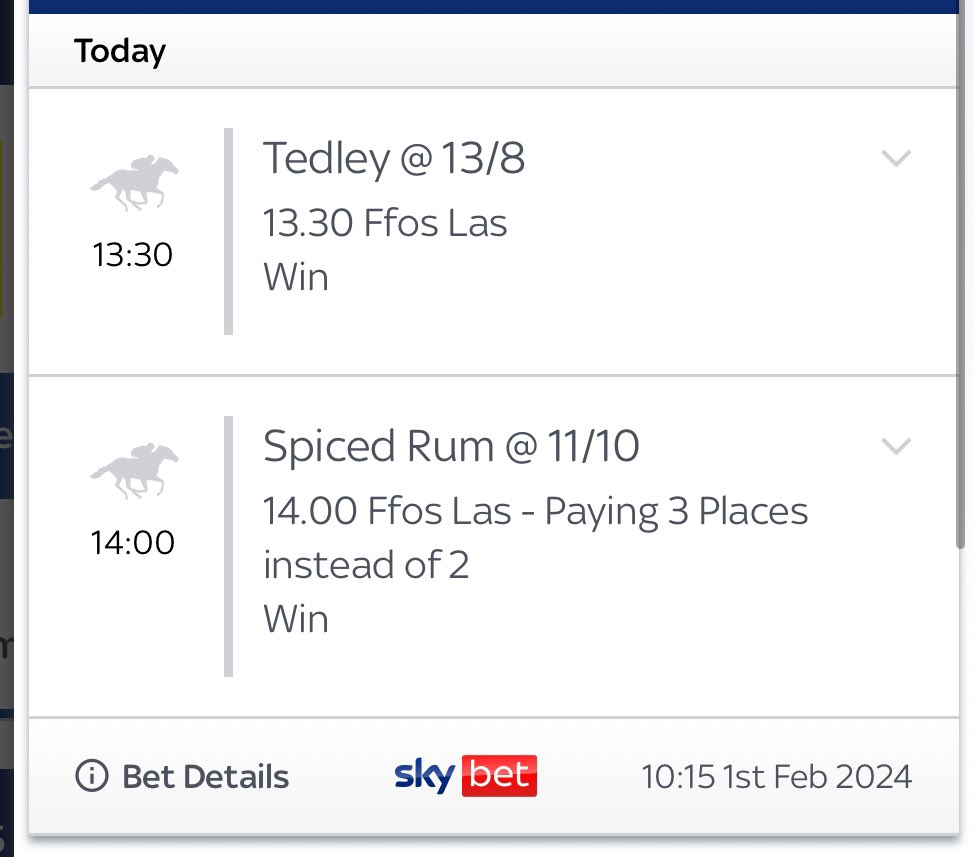 RPGRacingTips's tweet image. Muggy Double today both running at Ffos Las 🐎🚀 
Spiced Rum 11/10 NAP