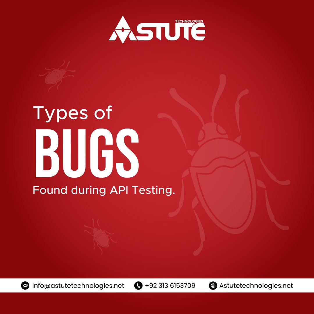 AstuteTech3's tweet image. API testing reveals a spectrum of bugs, from duplicate functionalities and missing features to compatibility issues across platforms
#APITesting #BugDetection #DuplicateFunctionality #MissingFeatures #SoftwareTesting #QualityAssurance #AstuteFamily #AstuteTechnologies #AstuteTech