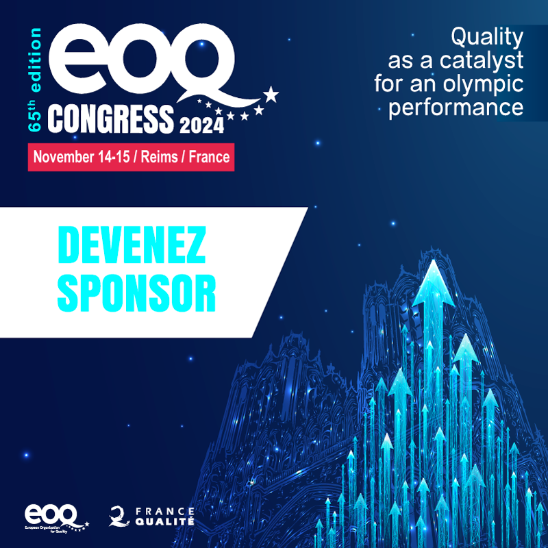 Et si votre entreprise profitait de la visibilité internationale du Congrès Européen de la Qualité pour valoriser son image et ses services ?
Evènement annuel unique, il se tient en France pour la 1e fois depuis 6 ans. Infos &amp; formules sponsoring :
eoqcongress2024.com/sponsors