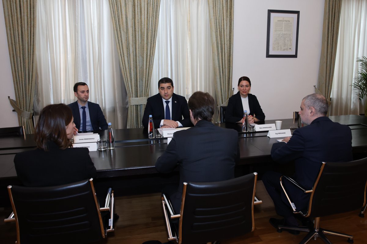 Had an introductory meeting with the new acting head of <a href="/UNDPGeorgia/">UNDP in Georgia 🇬🇪</a> office, <a href="/DougUNDP/">Douglas Webb</a>. Congratulated him on his appointment &amp; expressed readiness to cooperate closely. Reviewed the results of UNDP's parliamentary project &amp; planned further steps. Discussed Parliament's