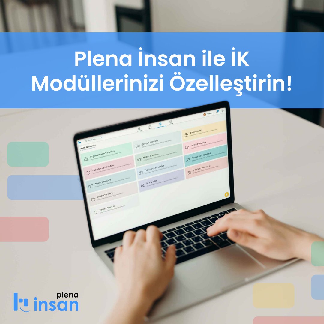 Plena İnsan ile İK süreçlerinize dahil olmayan modülleri çalışanlarınız ve İK ekipleriniz için özelleştirin. Plena İnsan ile İK süreçlerinizi dijtalde yönetin! 

#Plenapro #Plenaİnsan #insankaynakları #humanresources #dijitalik #SaaS #HRTech #cloudsystems #digitaltransformation