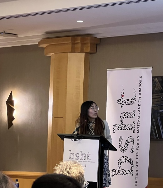 Congrats to PhD students @paulaaklavina, David Noone and Zhongmin Wang for their oral presentations at British Society for Haemostasis and Thrombosis #BSHT24 @curtisclocklab @IrishCtrVascBio @RCSIPharmBioMol @RCSI_Irl @RCSI_Research