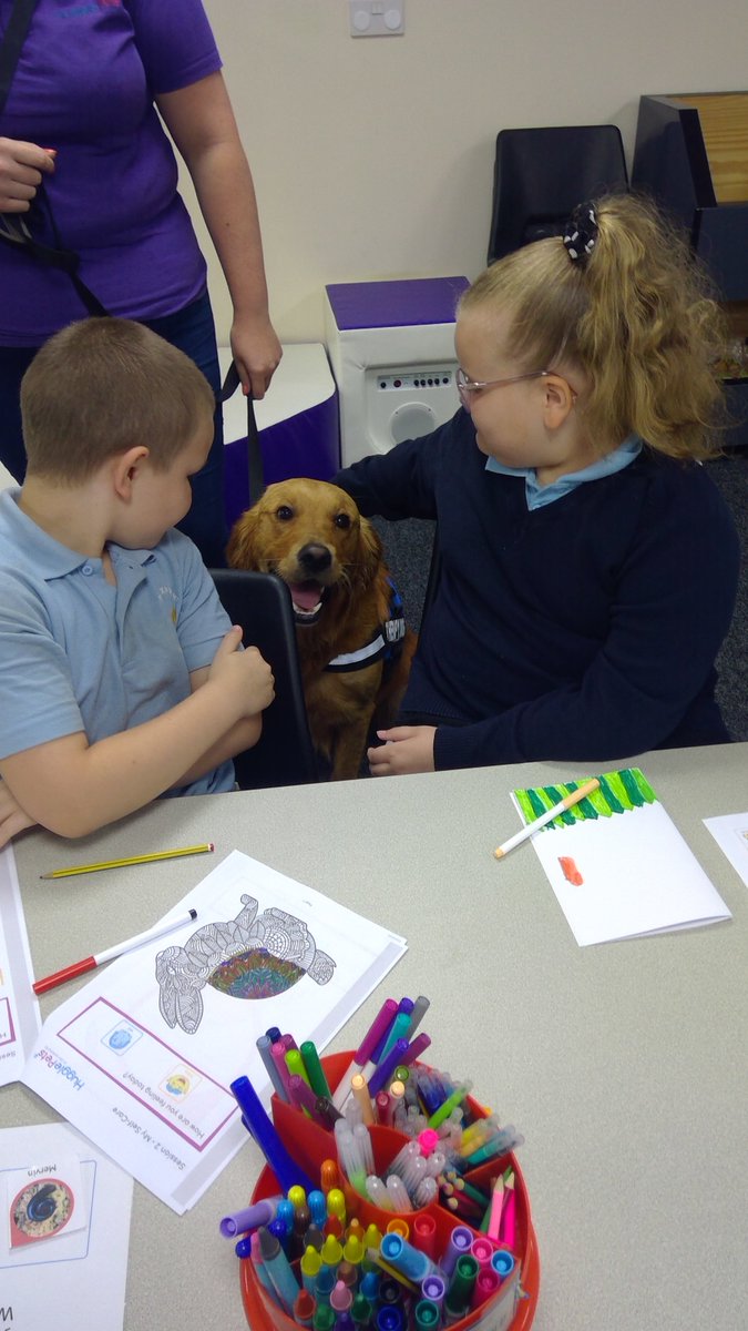 #CHILDRENSMENTALHEALTHWEEK MY VOICE MATTERS Meet the Students of @PhoenixSEMH The students enjoyed our #SEND Wellbeing programme learning about different #emotions, who they can talk to when they struggle and how to treat #animals and others kindly. Well done!