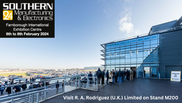 rarodriguezuk's tweet photo. Next week, we will be exhibiting at Southern Manufacturing &amp; Electronics at the Farnborough Internal Exhibition Centre.

Come along and visit us on Stand M200.
See you there!👋

Register here⬇️
https://t.co/iurWPU2LHB

#SouthernManufacturingandElectronics #SouthernShow2024 https://t.co/bxcKhdIDXX