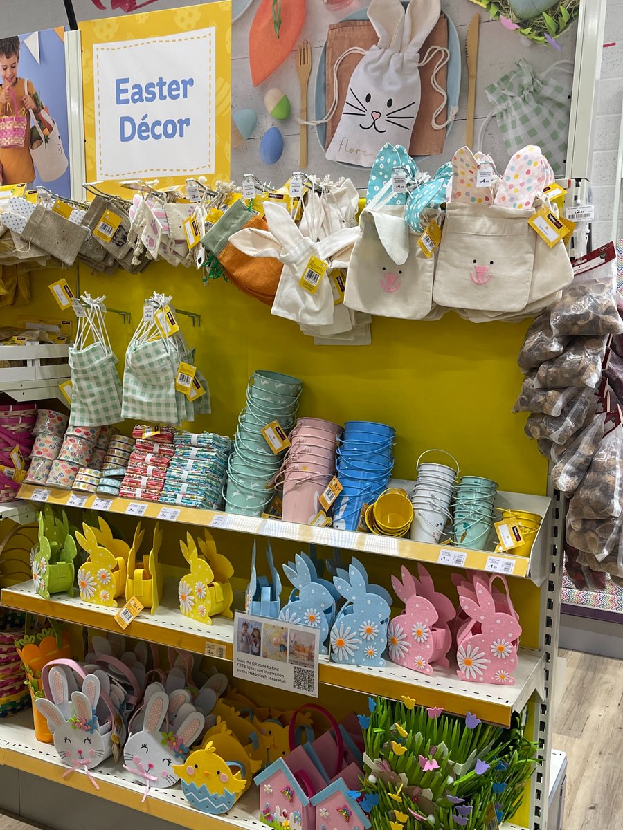 🐰 Hop to Hobbycraft this Easter 🐰

Make your easter extraordinary with our Easter range.

📷 Hobbycraft West Worthing, Leicester &amp; Poole

Shop low prices, browse free ideas and book new workshops by visiting bit.ly/48iaC4p

#Hobbycraft