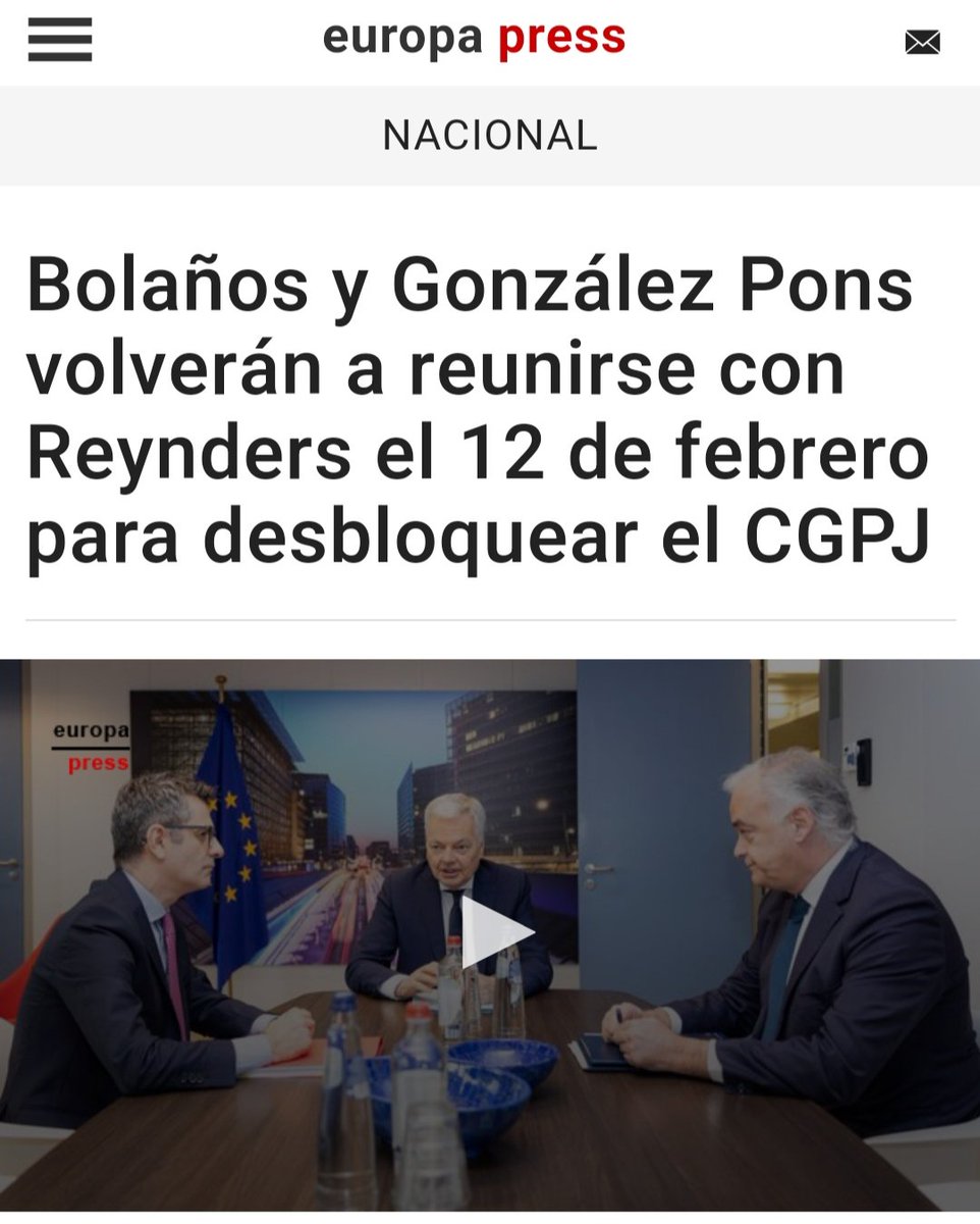 PSOE y PP se van a Europa a montar un show sobre la renovación de CGPJ que si Sánchez hubiera querido podría haber resuelto en 15 días hace cuatro años

De paripé en paripé. En eso consiste la información política española