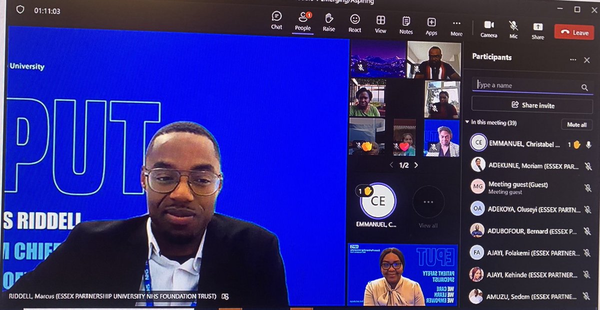Moriam (@m_adekunle22) on Twitter photo Great start to the <a href="/EPUTNHS/">EPUT</a> #RISE2024 Programme. Interim CPO <a href="/riddell_marcus/">Marcus Riddell</a> welcoming the Emerging & Aspiring leaders. Looking forward to supporting you all with your Quality & Safety Projects as you develop your leadership capabilities <a href="/joan_myers/">Dr Joan Myers OBE, QN, FQNI</a> Great start to the <a href="/EPUTNHS/">EPUT</a> #RISE2024 Programme. Interim CPO <a href="/riddell_marcus/">Marcus Riddell</a> welcoming the Emerging & Aspiring leaders. Looking forward to supporting you all with your Quality & Safety Projects as you develop your leadership capabilities <a href="/joan_myers/">Dr Joan Myers OBE, QN, FQNI</a>