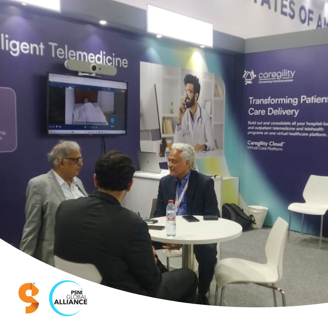 granteq's tweet photo. The Caregility booth at the Arab Health Exhibition garnered significant attention from healthcare professionals in the region. The Granteq team, led by Rajesh Narayanan, had a bustling schedule at the booth.
#telehealth #remoteicu #patientcare #telemed #healthcare https://t.co/Cn35nuZ6xZ