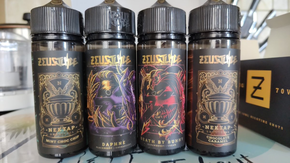 SlenderTech's tweet image. Got my new @ZeusJuiceUK order

Their art is always so nice