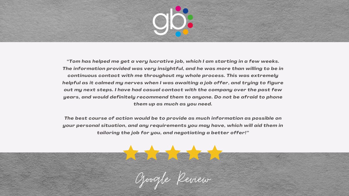 What a way to kick off the new month 💪

Well done Tom for this awesome feedback 🤩

#googlereview #feedbackmatters #testimonialthursday