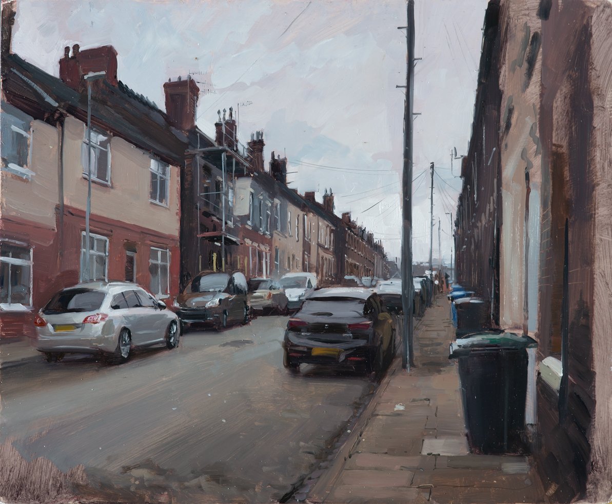 Here's the last of the painting-a-day January challenge - Thanks for sticking with me! 

This is Maddock Street terraces in #Middleport, #StokeonTrent. 

That's 31 plein air, alla prima paintings produced in the month. See them all here...
artworkarchive.com/rooms/rob-poin…