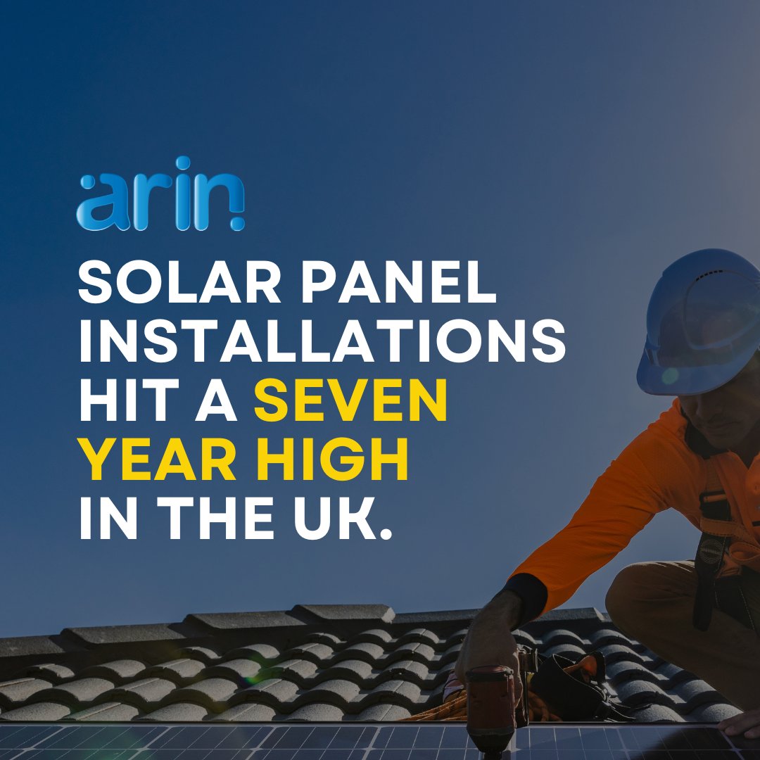 Solar panel installations hit a seven-year high in the UK!🌳

Records have shown that 161,494 new solar panels were installed on homes last year, which is a 44.6% increase on the 111,713 new installations in 2022.☀️

#solarpower #solarnews #news