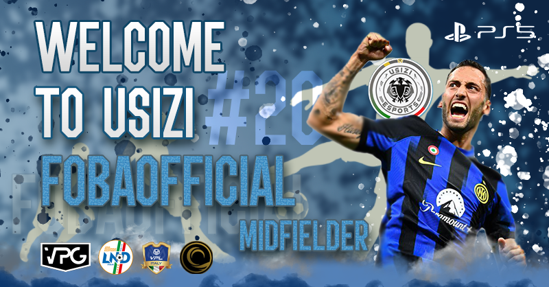 Annunciamo il nostro nuovo acquisto!
Un centrocampista completo veloce, di manovra e con senso tattico innato!

Siamo certi che ci darà una grossa mano in vista delle prossime competizioni
In bocca al lupo FobaOfficial!

Forza Usizi🔥
<a href="/pctransfermarkt/">🇮🇹 PRO CLUBS TRANSFERMARKT🔍</a> 
<a href="/RTproclub/">𝚁𝚃𝚙𝚛𝚘𝚌𝚕𝚞𝚋</a> 
<a href="/fobaofficial1/">fobinho23</a>
