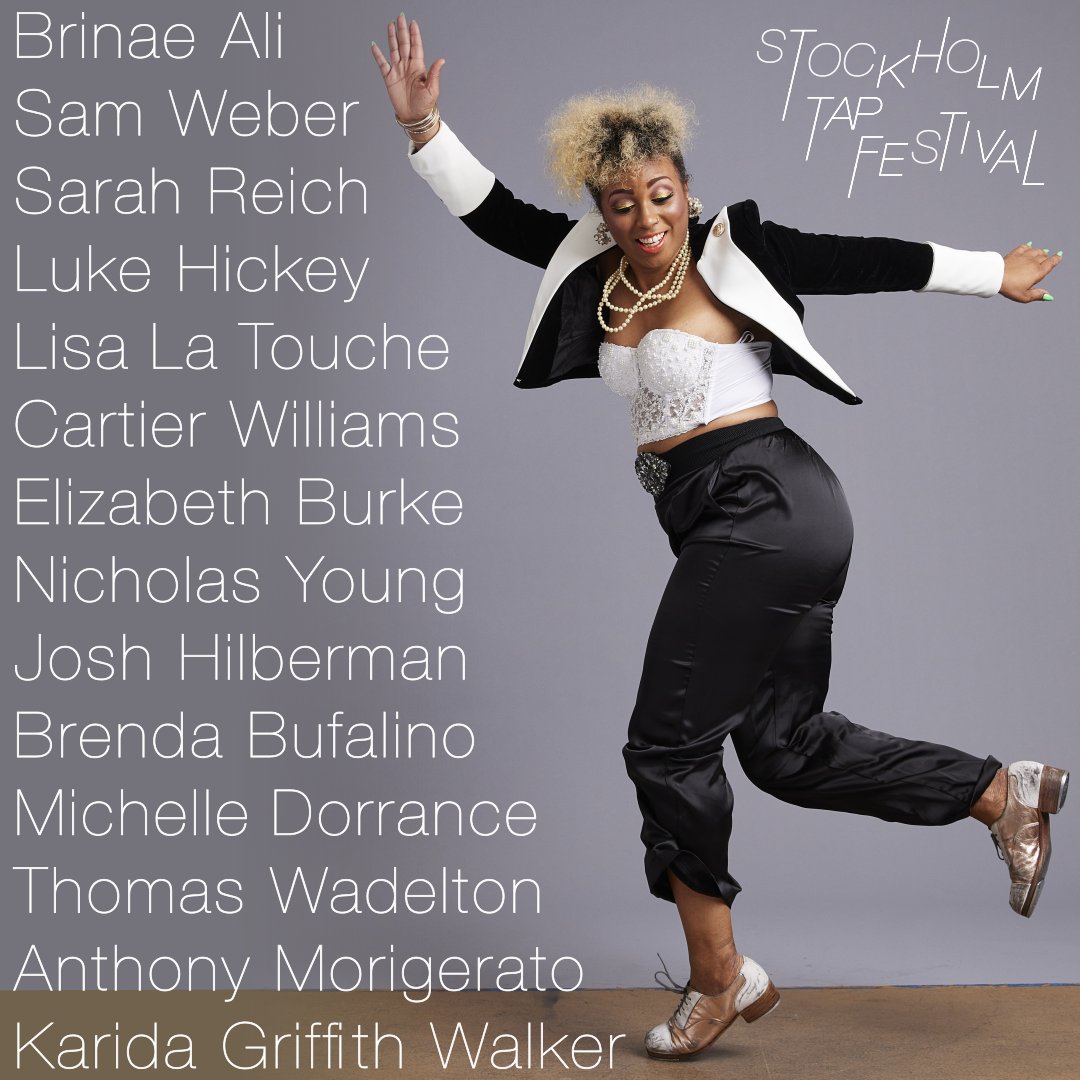 We are proud to have 14 of the finest tap dancers in the world coming to STF 2024 😍 🤩 And also, Grand Opening Show with DORRANCE DANCE!

photo: Matthew Murphy

#stf2024 #stockholmtapfestival