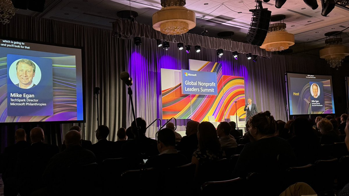 rockynashlive's tweet photo. We have a great day planned for Day 2 of the @Microsoft Global Nonprofit Leaders Summit! It’s kicking off now with Pivoting Fast - What can #AI do for you? #nonprofitsummit https://t.co/9H02n0MDXu